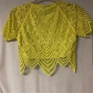 ❌SOLD❌ For Love & Lemons Luna Lace Crop Top